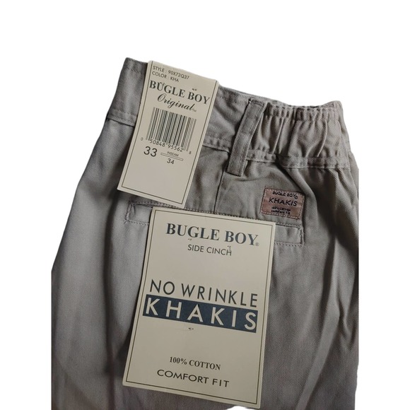 Vintage Bugle Boy Khaki size 33 x 34 #944 - Picture 1 of 3